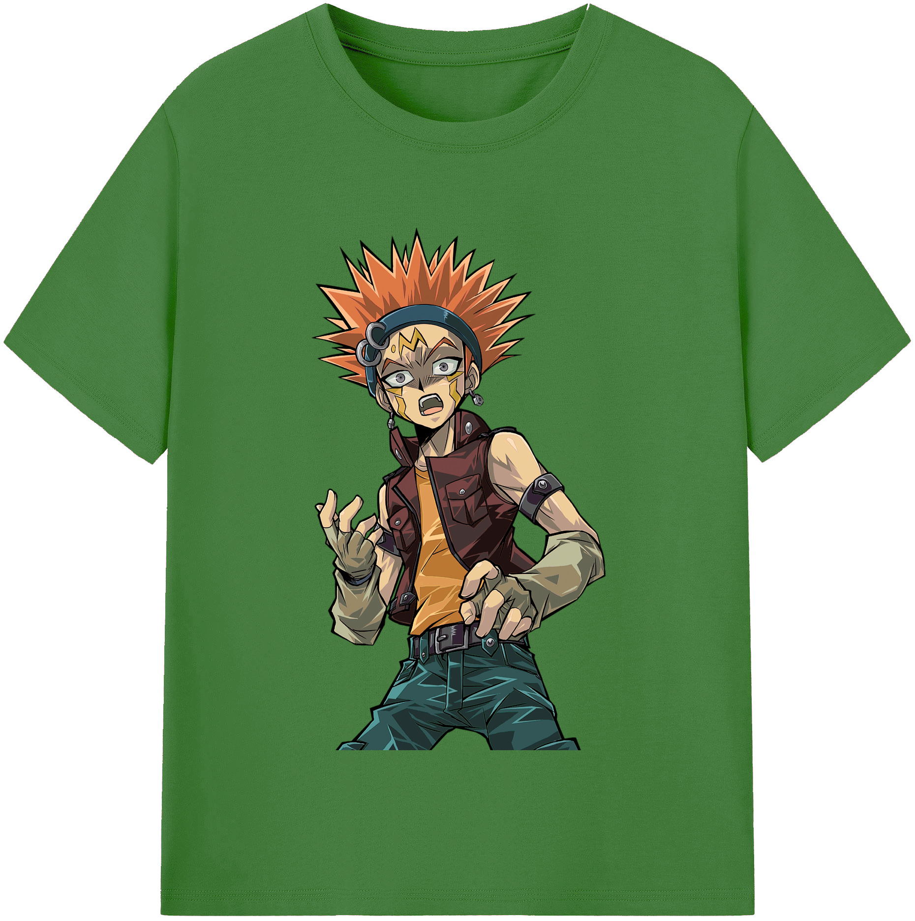 （画像用） 遊☆戯☆王 Yu-Gi-Oh! レディースカジュアルプリントTシャツ（綿100％）